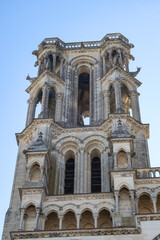 Laon Cathedral (Notre-Dame de Laon), Catholic Cathedral, one of most important examples of Gothic architecture (from XII and XIII centuries). Laon, Aisne, France.