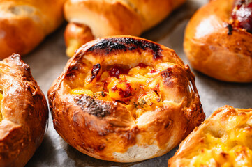 手作りの総菜パン　コーンマヨ