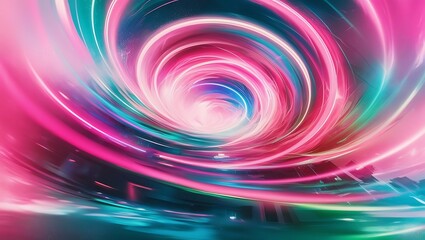 Obraz premium Vibrant digital art motion blur abstract background
