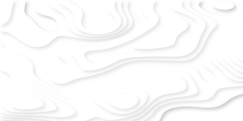 Abstract vector illustration 3d papercut wave line pattern background. white and gray luxury grid topography map and satin smooth wallpaper matt paper light texture.	
