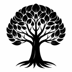 tree silhouette vector