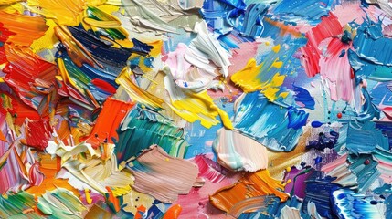 Abstract oil paint mixture in the backdrop