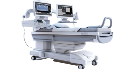 Ultrasound on a transparent background