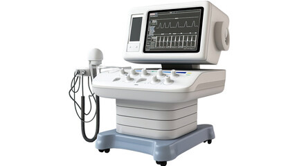 Ultrasound on a transparent background