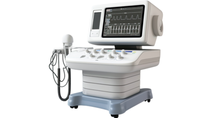 Ultrasound on a transparent background