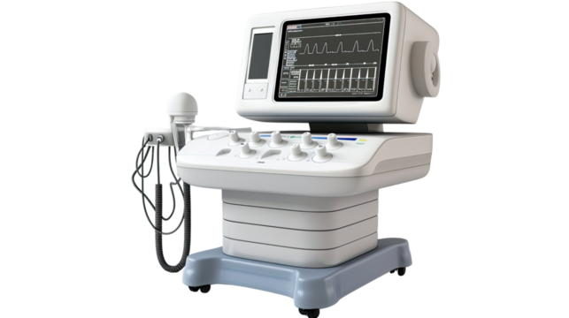 Ultrasound on a transparent background