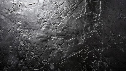 Fototapeta premium Close up texture of grey metallic background with space for text