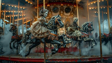 Haunted Carousel.