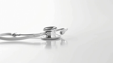 Stethoscope on white background
