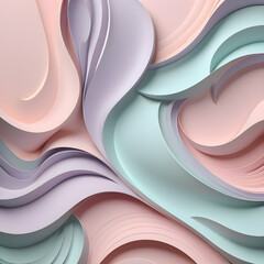 abstract pastel wave background