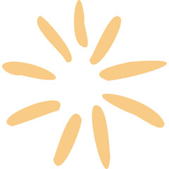 Triangles, stars, swooshes, lines, dots, petals, and waves in a hand-drawn style are design elements perfect for children's projects. PNG. add  to any design, for kids' illustrations, posters