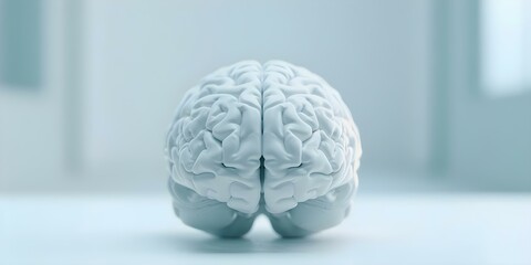 3D rendering of human brain the control center of the nervous system. Concept Brain anatomy, Nervous system, Medical illustration, Neuroscience, Human brain