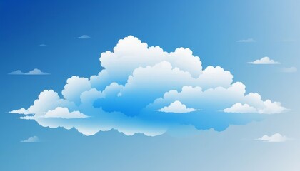 rain sky cartoon blue landscape illustration cloud gradient cloud white white blue background color