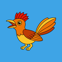 illustration of a cartoon bird