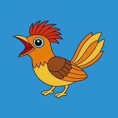 illustration of a cartoon bird