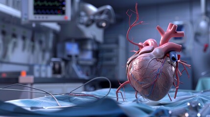 3D Animated Heart Surgery Procedure for Medical Training and Education Purposes