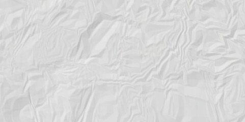 White wrinkly backdrop paper background. panorama craft wrinkly paper texture background, crumpled pattern texture. paper crumpled texture. white fabric crushed textured crumpled.