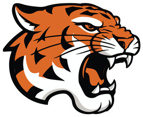 Fototapeta premium Tiger Hade vector art Adobe Illustrator Artwork