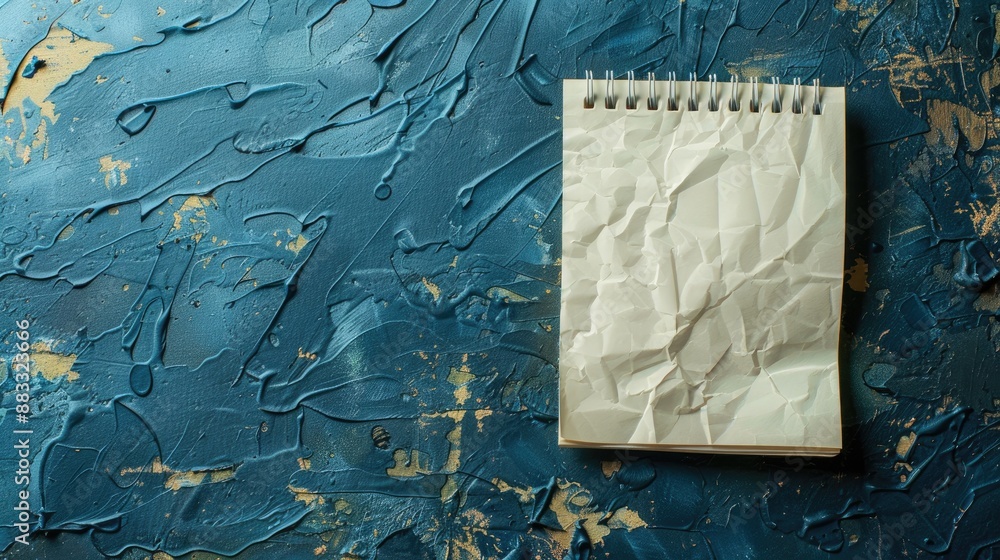 Poster mockup of blank note with space for text and design concept for office and learning