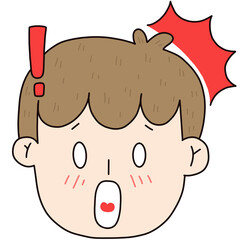 shocked boy cartoon
