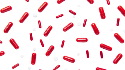 Pills on a transparent background