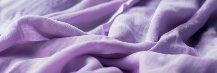 Obraz premium Elegant Purple Fabric Texture with Soft Folds and Smooth Surface