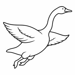 duck coloring page