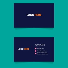 Fototapeta premium Simple modern and business card design