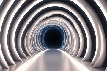 Obraz premium Dreamlike Illuminated Archway