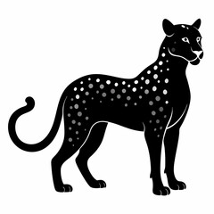 Cheetah Black silhouette