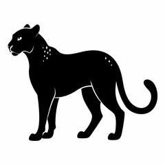 Cheetah Black silhouette