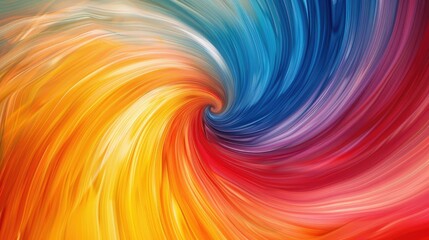 Vibrant swirls of abstract colors in motion