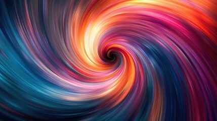 Vibrant swirls of abstract colors in motion