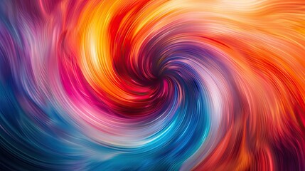 Fototapeta premium Vibrant swirls of abstract colors in motion