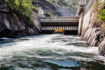 Obraz premium Hydroelectric Power Plant