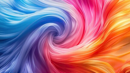 Obraz premium Vibrant swirls of abstract colors in motion