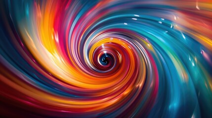 Obraz premium Vibrant swirls of abstract colors in motion