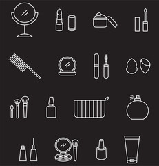Make up icons collection