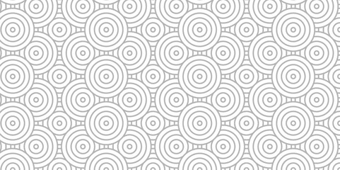 Fototapeta premium Minimal diamond vector overlapping Pattern geometric wave spiral and abstract circle wave line. white and gray color seamless tile stripe create retro square line backdrop white pattern background.