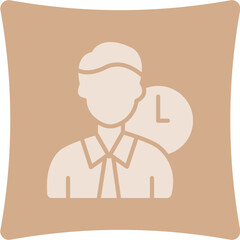 Working Hours Glyph Art Box Icon