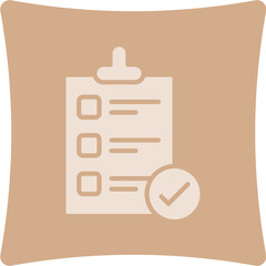 To Do List Glyph Art Box Icon