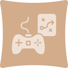 Game Plan Glyph Art Box Icon