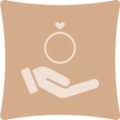 Purpose Couple Glyph Art Box Icon