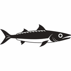 Obraz premium fish isolated on white background