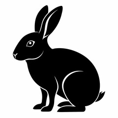 Hare Black silhouette