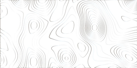 Abstract lines background. Topo contour map on white background, Lines Topographic contour lines vector map seamless pattern. Geographic mountain relief. Seamless pattern with lines Topographic map.