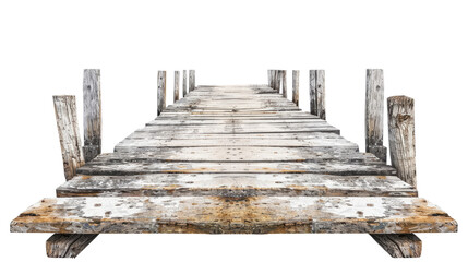 Sea dock on a transparent background