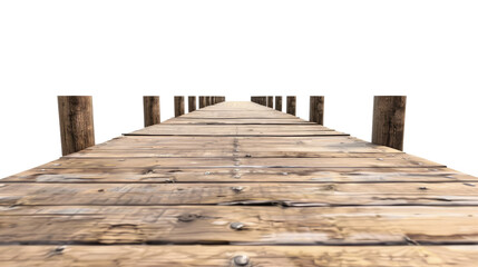 Fototapeta premium Sea dock on a transparent background