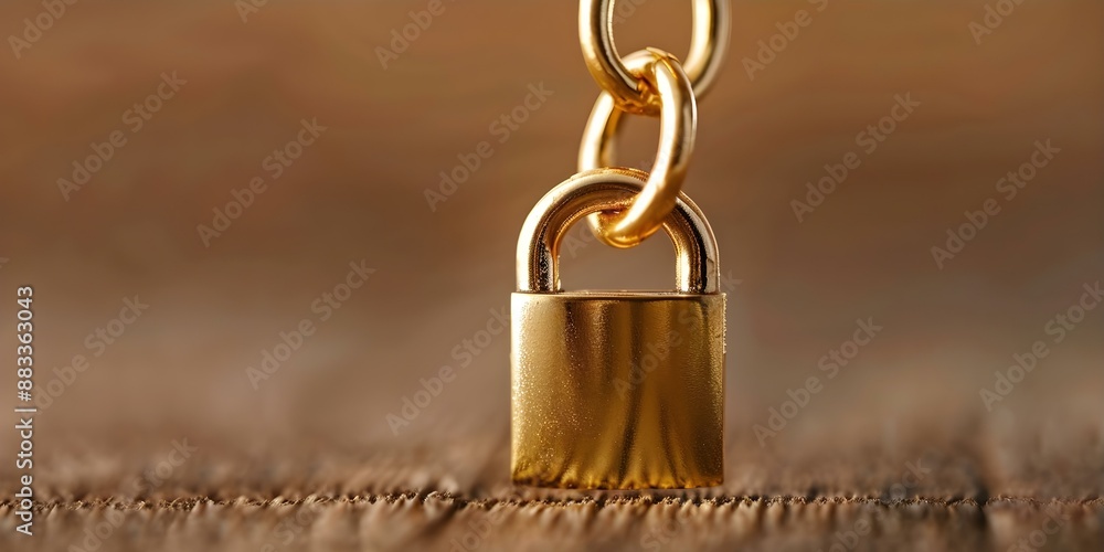 Poster importance of data privacy centered professional photo copy space selective focus. concept data priv