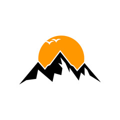 Summit Serenity Unique Mountain Hill Vector Design